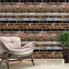 Papel De Parede Tijolos Coloridos-60x300cm