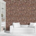 Papel De Parede Tijolos Old Dark - 0 50 X 2 50 Metros