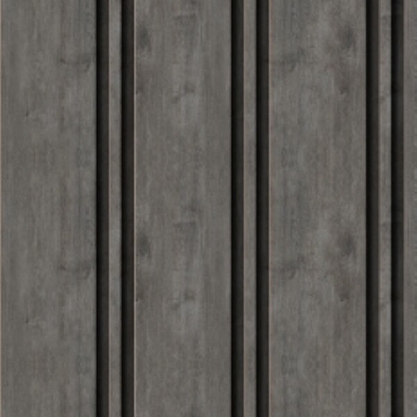 Papel De Parede Tipo Ripado Madeira Natural Cinza Quarto 10m