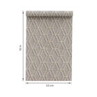 Papel de Parede TNT Bege 53cmx10m