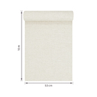 Papel de Parede TNT Canhamo Off White 53cmx10m