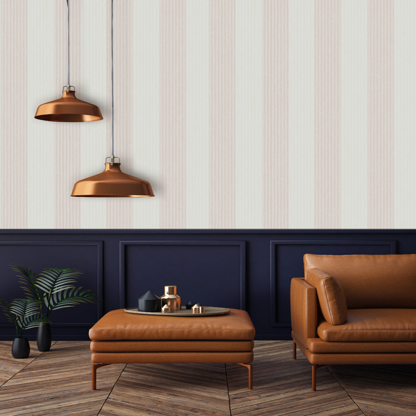 Papel de Parede TNT Empress Listrado Rosa 0,53x10m