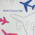 Papel De Parede Tnt Importado Lavável Avião Rosa  K0003 - 0,5