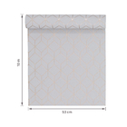 Papel de Parede TNT Myrtle Geo Grey Cinza 53cmx10m