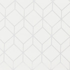 Papel de Parede TNT Myrtle Geo White Branco 0,53x10m