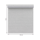 Papel de Parede TNT Nonwoven Liso Cinza 0,53x10m Muse