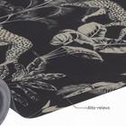 Papel de Parede TNT Savana Preto e Dourado 53cmx10m