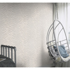 Papel de Parede TNT Zebra Cinza e Branco Rolo com 10m Inspire