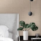 Papel De Parede Tramas - Efeito Tecido Juta Bege Escuro Tr-40