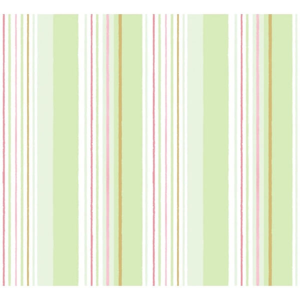 Papel De Parede Treboli Listrado Verde 5643 - Rolo: 10m X 0,5