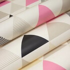 Papel De Parede Triângulo Rosa