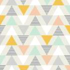 Papel De Parede Triângulos Formas Diversas-60x300cm