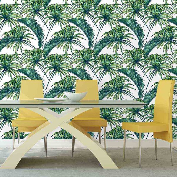 Papel De Parede Tropical - 0 50 X 2 50 Metros