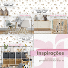 Papel De Parede Ursinho Infantil Auto Adesivo Balões Rosa Qua