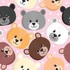 Papel De Parede Ursinhos Cute Girl - 0 50 X 2 50 Metros