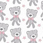 Papel De Parede Ursinhos Infantil Adesivo 2,70x0,57m