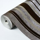 Papel De Parede Veludo Listrado Dk-0280 - 53cm X 10m( ± 3%)