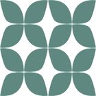 Papel De Parede Verde Estampado Geométrico Mosaico Sala 4m²