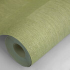 Papel De Parede Verde Geométrico Textura em Linho Sala 4m²