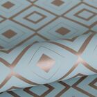 Papel De Parede Verde Ladrilho Geométrico Quarto Cozinha 4m²