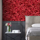 Papel De Parede Vermelho Escape L77010 - Rolo Fechado De 0 53