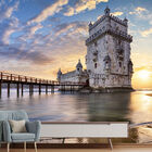 Papel De Parede Viagem Portugal Belém Sala Adesivo - 365pcm