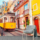 Papel De Parede Viagem Portugal Lisboa Sala Painel - 364pcp