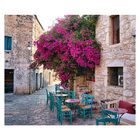 Papel De Parede Vilarejo Viagem Grécia Sala Adesivo - 336pcm