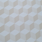 Papel De Parede Vinílico 3d Geométrico Bege 0,53x10m