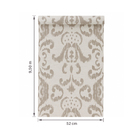 Papel de Parede Vinílico Arabesco Ikat Bege 52cmx9,5m
