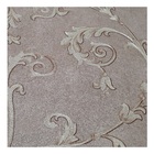 Papel De Parede Vinílico Arabesco Liso Marrom 0,53x10m