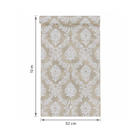 Papel de Parede Vinílico Arabescos Bege 52cmx10m