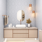 Papel de Parede Vinílico Arabescos Cinza Claro 52cmx10m