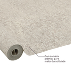 Papel de Parede Vinílico Cimento Queimado Rustic Bege 52cmx9,5m
