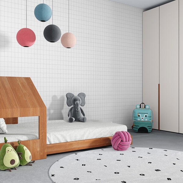 Papel de Parede Vinílico Cinza 10x0,52m Bobinex