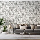 Papel de Parede Vinílico Cinza 9,5x0,52m Bobinex