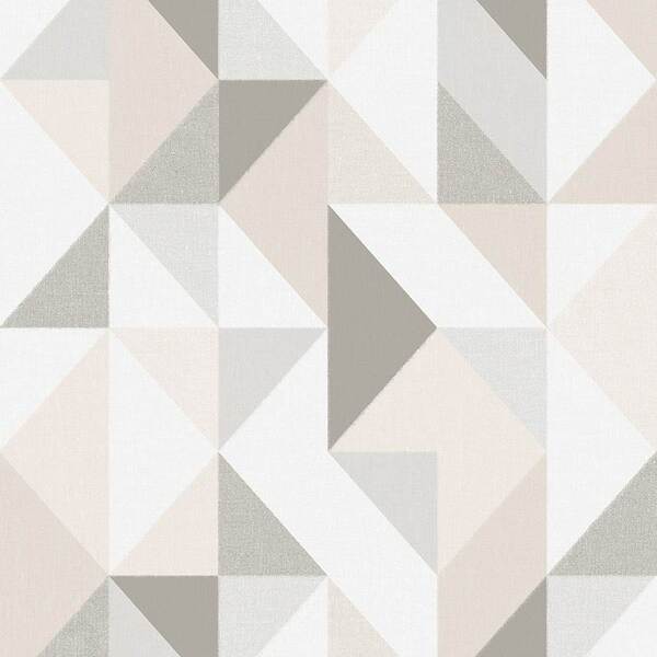 Papel De Parede Vinílico Contemporâneo Geométrico 4117 - Tam: