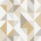 Papel De Parede Vinílico Contemporâneo Geométrico 4121 - Tam: