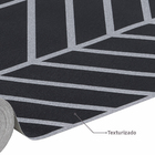 Papel de Parede Vinílico Cubic Ramos Preto 53cmx10m