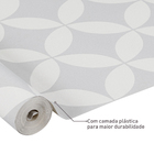 Papel de Parede Vinílico Cubic Star Azul 53cmx10m