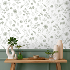 Papel de Parede Vinílico Eduardo Floral Smoke 5 0,53x10,05m Inspire