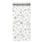 Papel de Parede Vinílico Eduardo Floral Smoke 5 0,53x10,05m Inspire