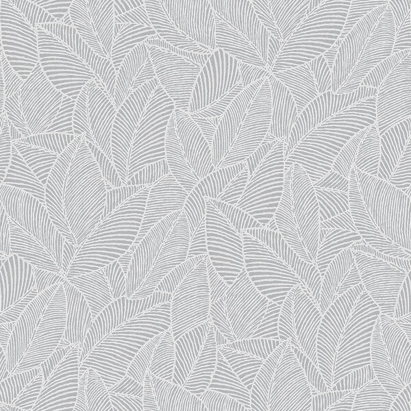 Papel de Parede Vinílico Essential Cinza 10x0,53m Wiler-K