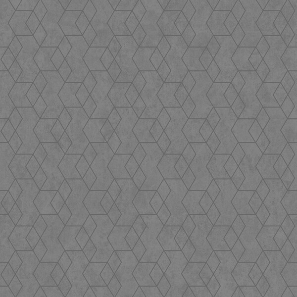 Papel de Parede Vinílico Essential Geométrico Cinza 10x0,53m Wiler-K