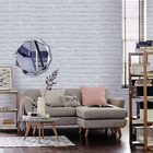 Papel De Parede Vinílico Evolux 10mx53 Cm - Tijolos Bege D184