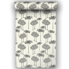 Papel de Parede Vinílico Explorer Palm Branco 0,53x10,5m Inspire