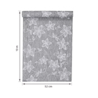 Papel de Parede Vinílico Folhas e Flores Escuro 52cmx10m