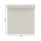 Papel de Parede Vinílico Fresca Bege 53cmx10m Rasch
