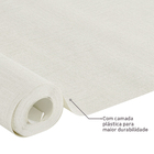 Papel de Parede Vinílico Fresca Branco 53cmx10m Inspire