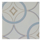 Papel De Parede Vinílico Geométrico Azul 0,53x10m